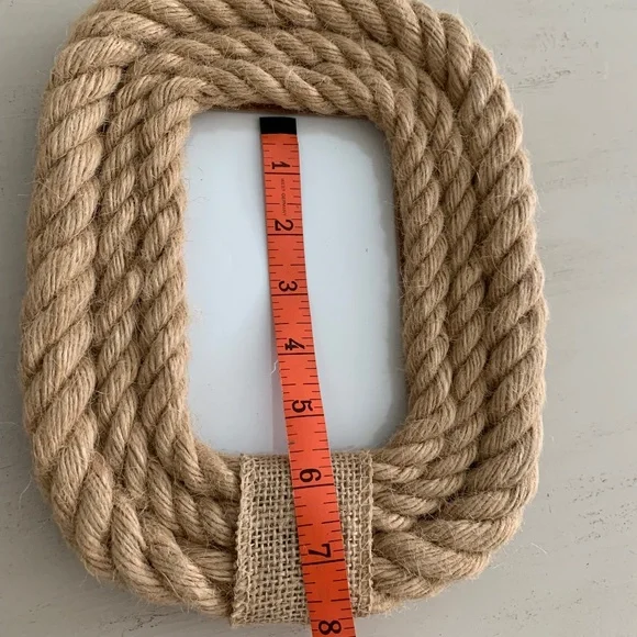 NWOT! 4X6 Hemp Rope Picture Frames - SET OF 2! - Picture 7 of 9